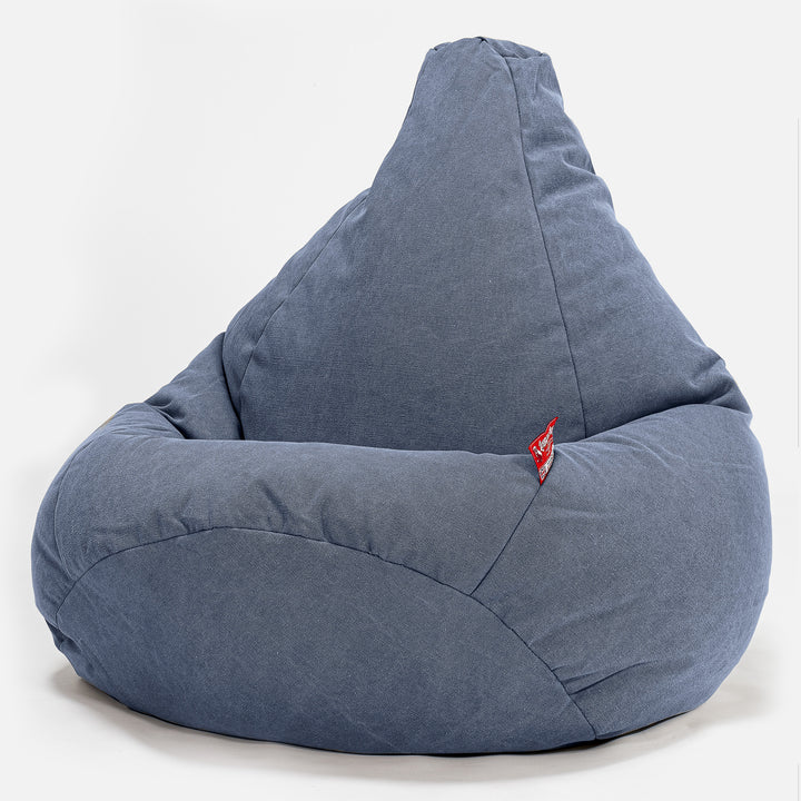 Zitzak Gaming Stoel - Stonewashed Marineblauw 02