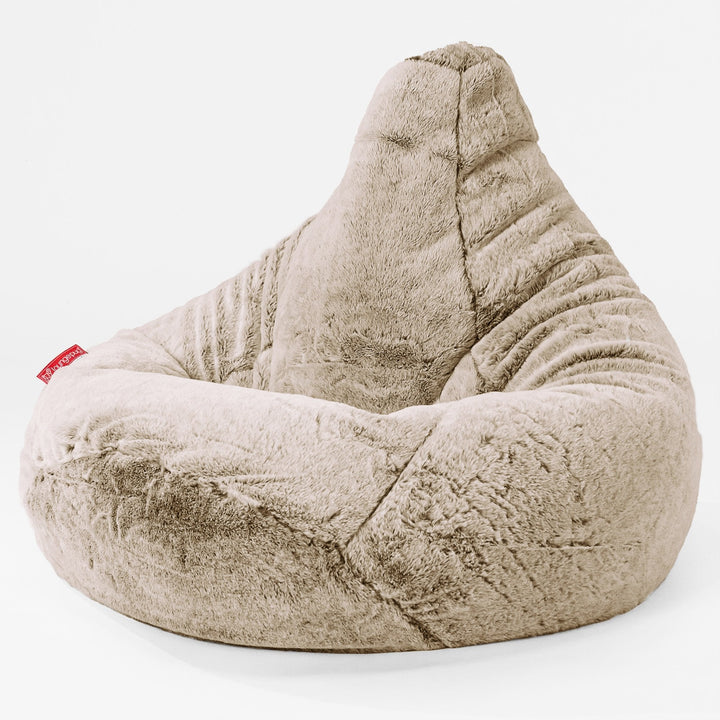 Lounge Pug, Kinder Klassieke Zitzak Stoel, Poef, Namaakbont Bubble Grijs– Big Bertha Original NL Lounge Pug, Kinder Klassieke Zitzak Stoel, Poef, Namaakbont Bubble Grijs– Big Bertha Original NL