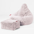 Nepkonijnenbont Stoffig Roze