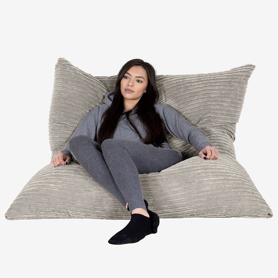 Zitzak Vloerkussen XL - Corduroy Mink 02