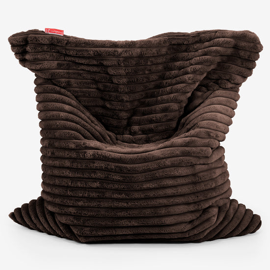 Zitzak Vloerkussen XL - Ultra Pluche Corduroy Sabel 01