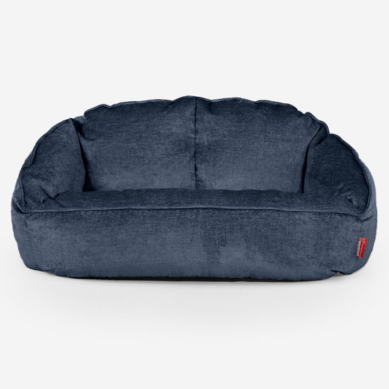 Zitzakbank Bubble - Chenille Marineblauw 01