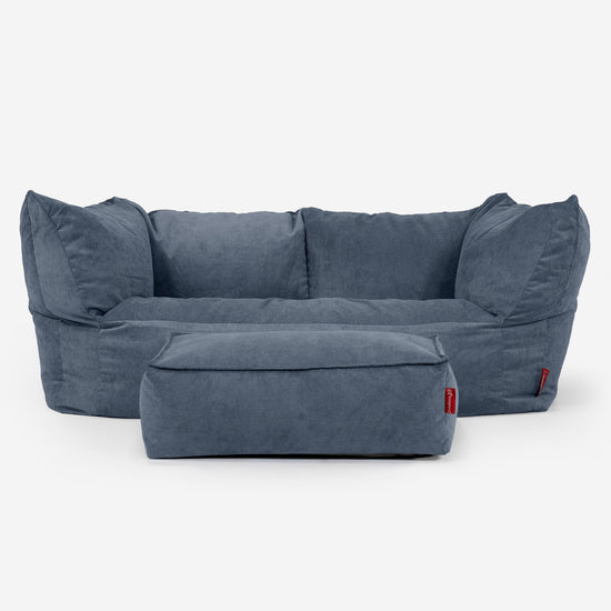 Zitzakbank Ruben - Needlecord Marineblauw 02