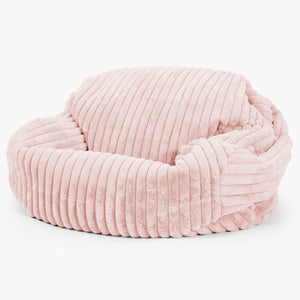 Zitzakbank Sabine - Ultra Pluche Corduroy Stoffig Roze
