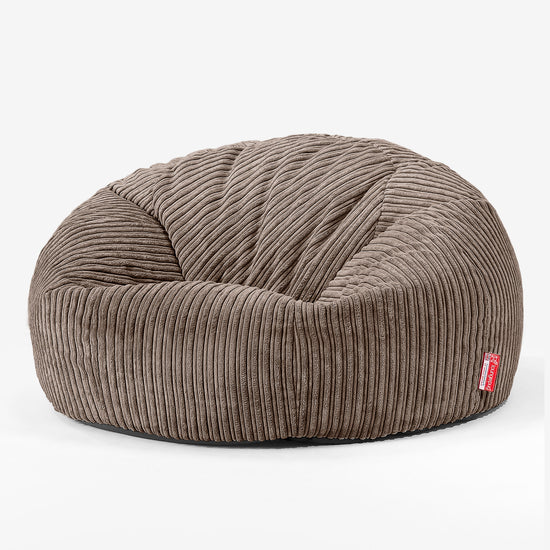 Zitzakbank voor Kinderen 6-14 jaar oud - Corduroy Mocha Bruin 02