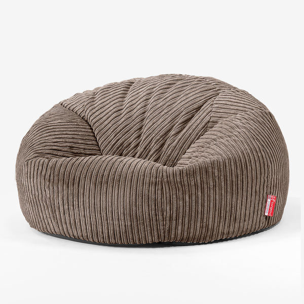 Zitzakbank voor Kinderen 6-14 jaar oud - Corduroy Mocha Bruin 01