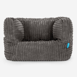 Kinder Zitzakfauteuil Albert 1-5 jaar oud - Corduroy Graphite Grijs