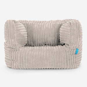 Kinder Zitzakfauteuil Albert 1-5 jaar oud - Corduroy Ivoor