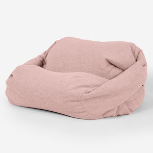 Zitzakfauteuil Sabine - Boucle Roze