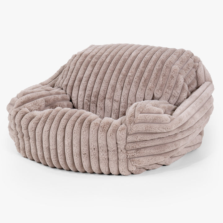 Zitzakfauteuil Sabine - Ultra Pluche Corduroy Mink 02