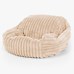 Zitzakfauteuil Sabine - Ultra Pluche Corduroy Perzik