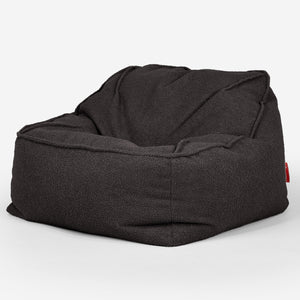 Zitzakstoel Sloucher - Boucle Graphite Grijs