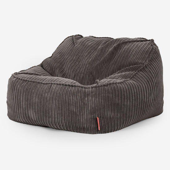 Zitzakstoel Sloucher - Corduroy Graphite Grijs 03