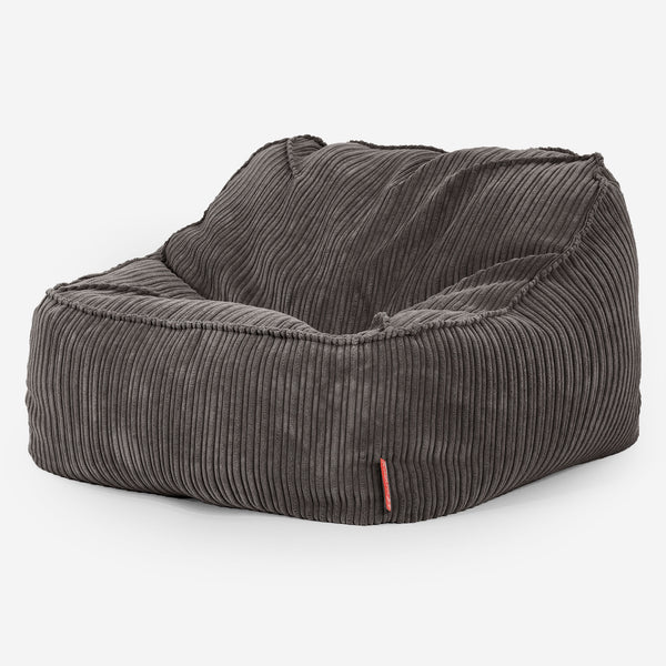 Zitzakstoel Sloucher - Corduroy Graphite Grijs 03