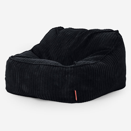 Zitzakstoel Sloucher - Corduroy Zwart 03