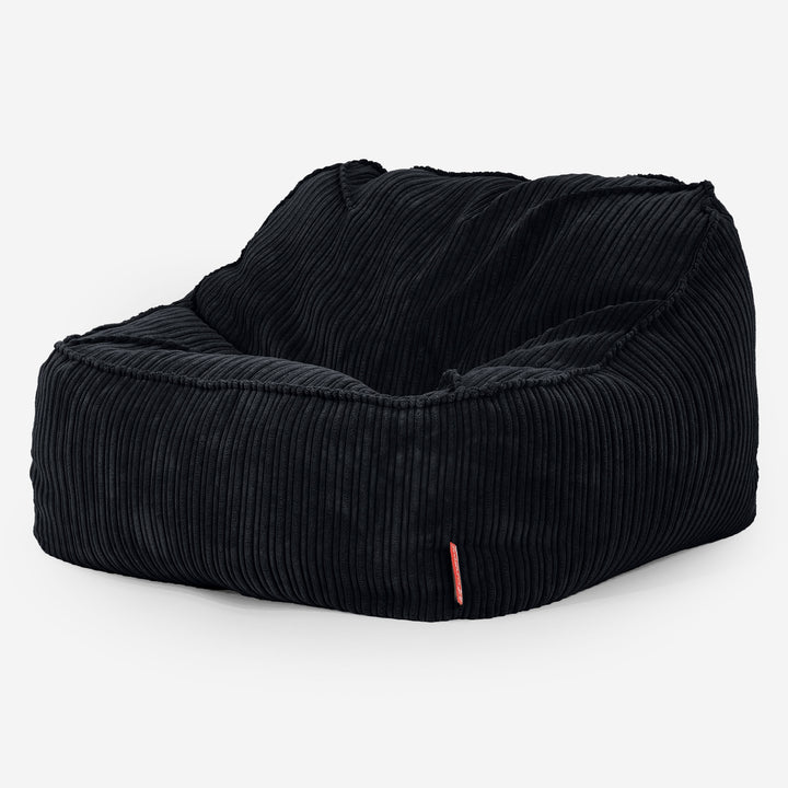 Zitzakstoel Sloucher - Corduroy Zwart 03