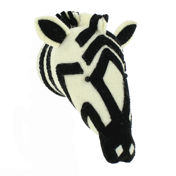Mini Dierenkop - Zebra 01