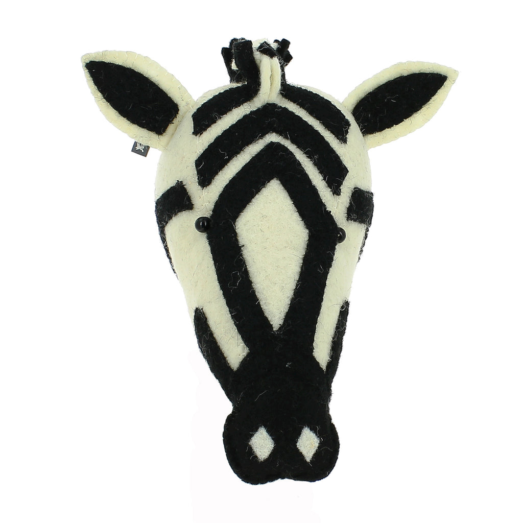 Mini Dierenkop - Zebra 02