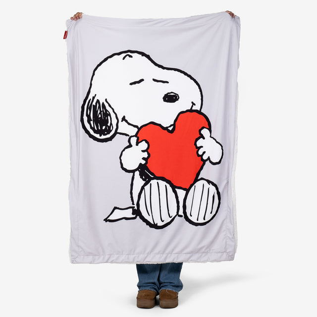 Snoopy Bank Sierdeken - Hart 01
