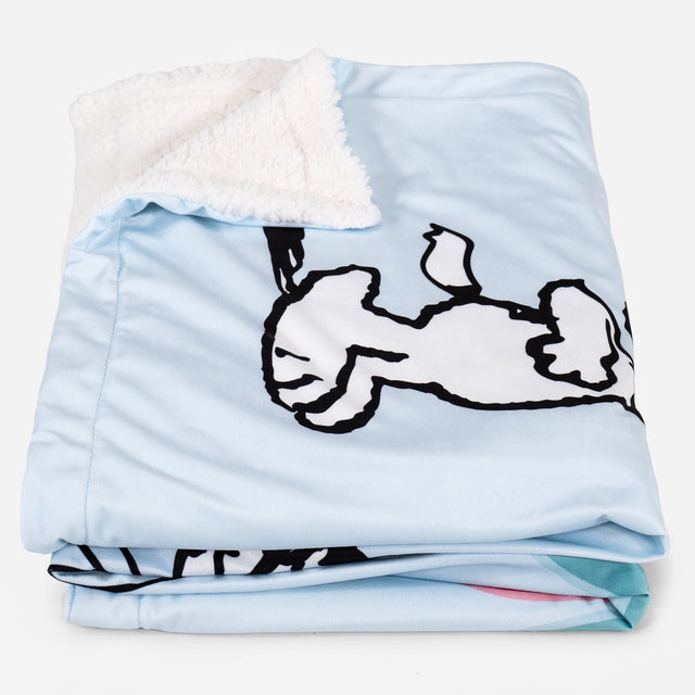 Snoopy Bank Sierdeken - Liefde-slogan 02
