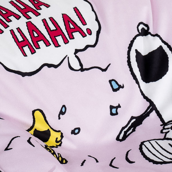 Snoopy Kinderzitzak Sloucher 2-6 jaar oud - Lachen Fabric Close-up Image