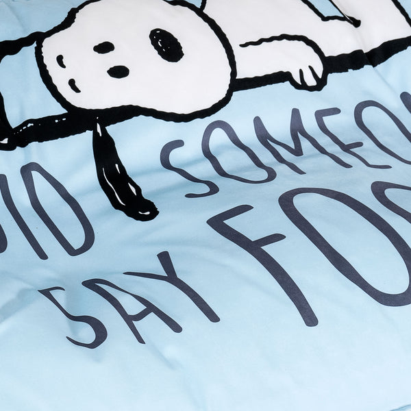 Snoopy Sloucher XL-hondenbed - Hongerig Fabric Close-up Image