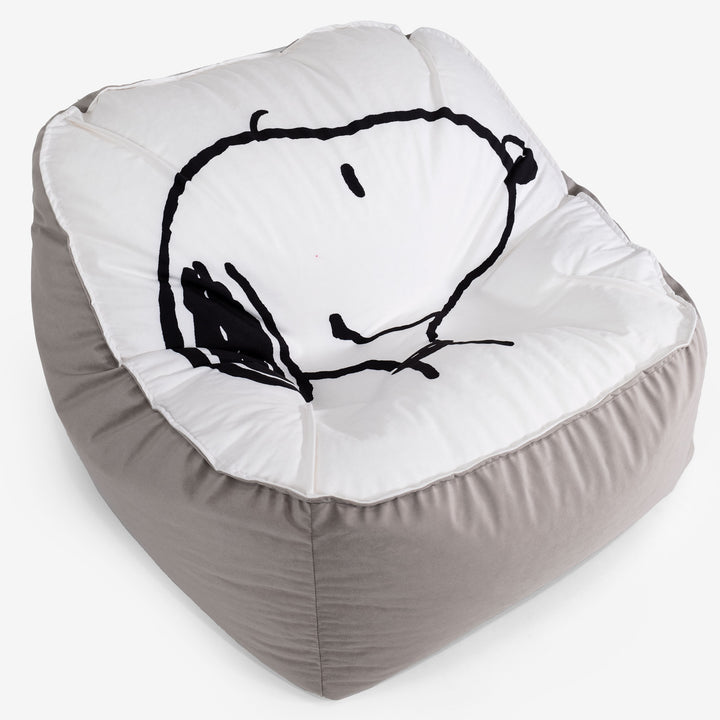 Snoopy Zitzakstoel Sloucher - Gezicht 01
