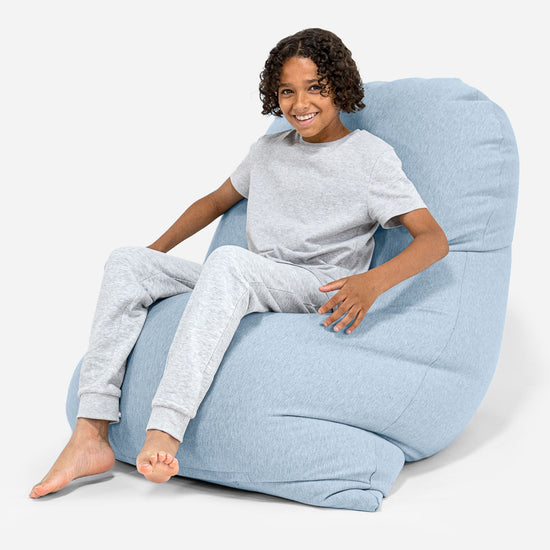 Zitzak Grande XL - Stretchy Katoen Baby Blauw 03