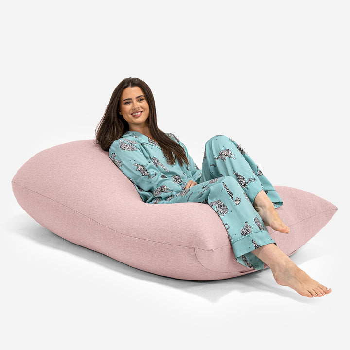 Zitzak Grande XL - Stretchy Katoen Baby Roze 01