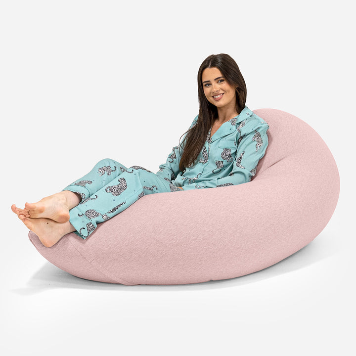 Zitzak Grande XL - Stretchy Katoen Baby Roze 02