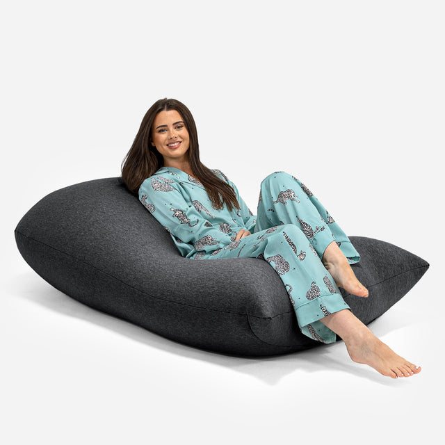 Zitzak Grande XL - Stretchy Katoen Graphite 01