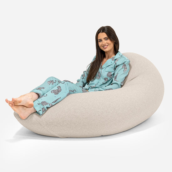 Zitzak Grande XL - Stretchy Katoen Mink 02